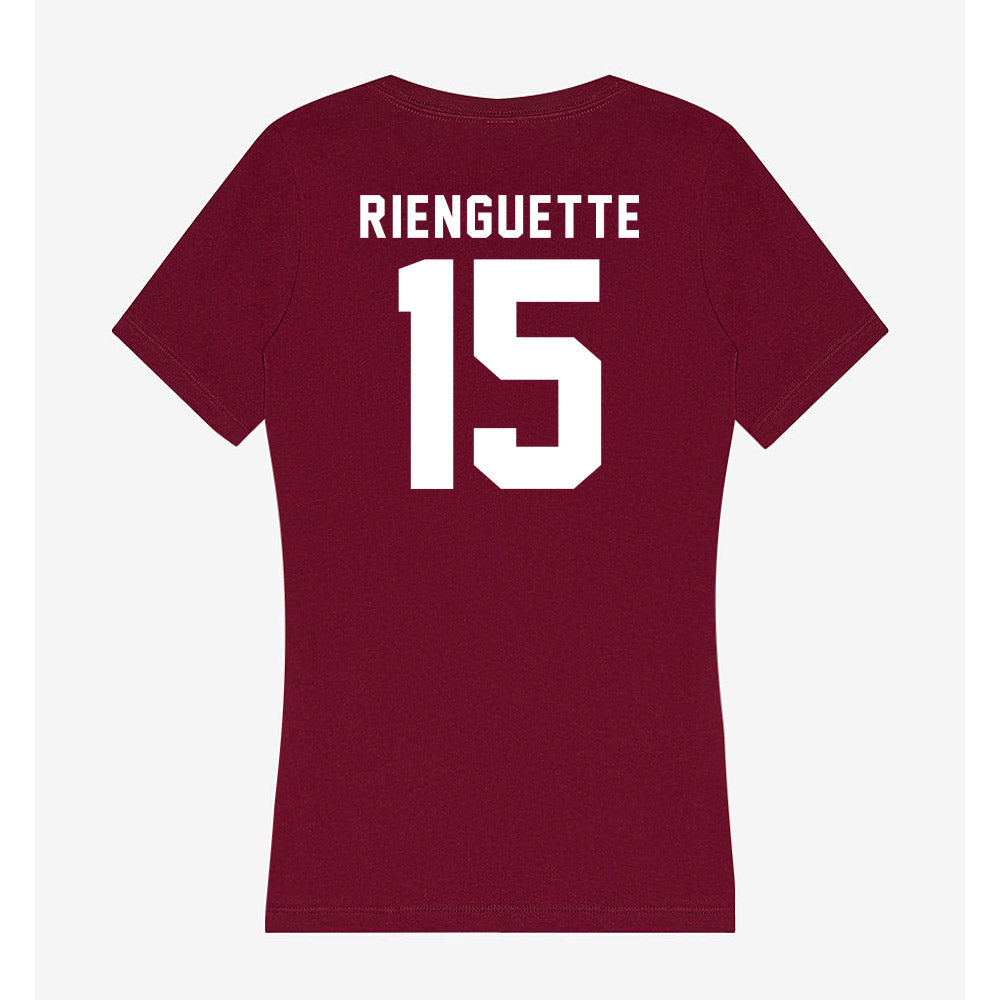 WSU - NCAA Baseball : Scott Rienguette - Women's V-Neck T-Shirt-1