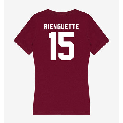 WSU - NCAA Baseball : Scott Rienguette - Women's V-Neck T-Shirt-1