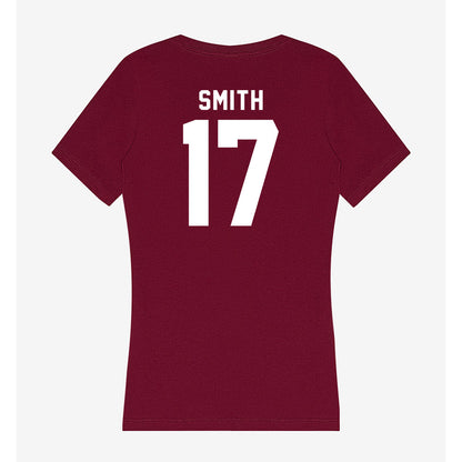WSU - NCAA Baseball : Trevor Smith - Women's V-Neck T-Shirt-1