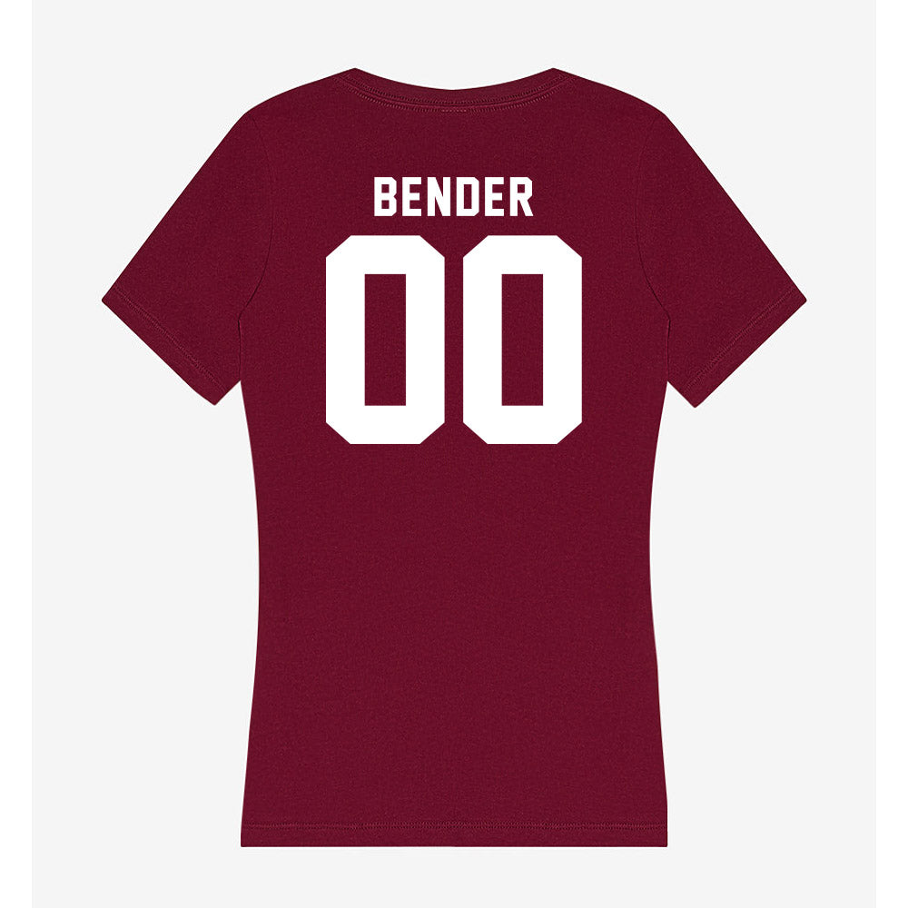 WSU - NCAA Football : Oliver Bender - Women's V-Neck T-Shirt-1