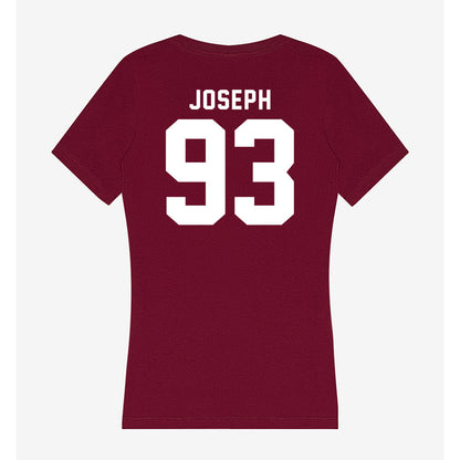 WSU - NCAA Football : JaVon Joseph - Women's V-Neck T-Shirt-1