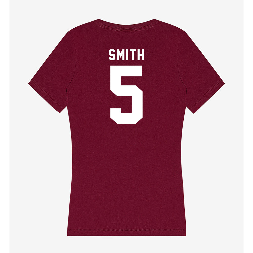 WSU - NCAA Women's Soccer : Makena Smith - Women's V-Neck T-Shirt-1