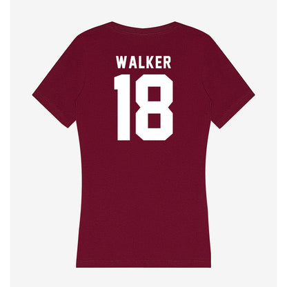 WSU - NCAA Football : Jevon Walker - Women's V-Neck T-Shirt-1