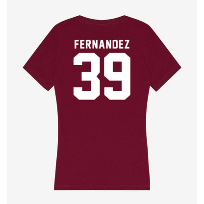 WSU - NCAA Baseball : Joel Fernandez - Women's V-Neck T-Shirt-1
