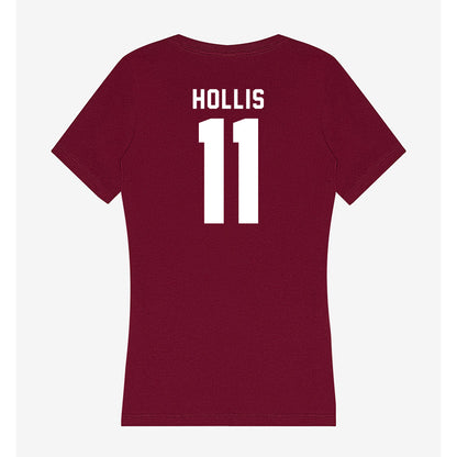 WSU - NCAA Women's Volleyball : Audrey Hollis - Women's V-Neck T-Shirt-1