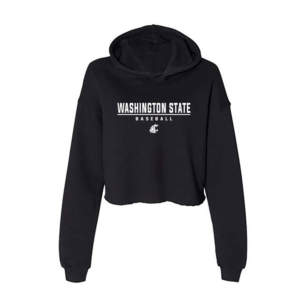 WSU - NCAA Baseball : Lleyton Daily - Women's Crop Fleece Hoodie-0