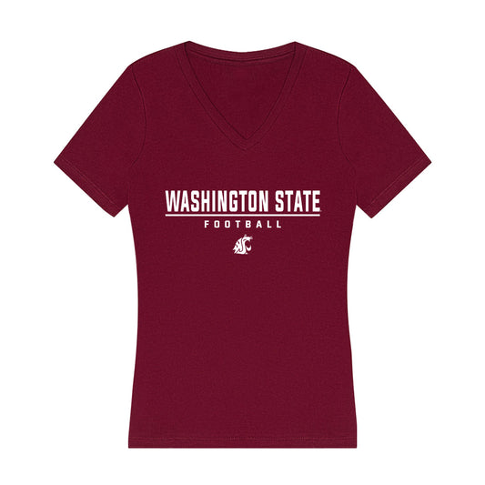 WSU - NCAA Football : Jeremiah Bernard - Women's V-Neck T-Shirt-0