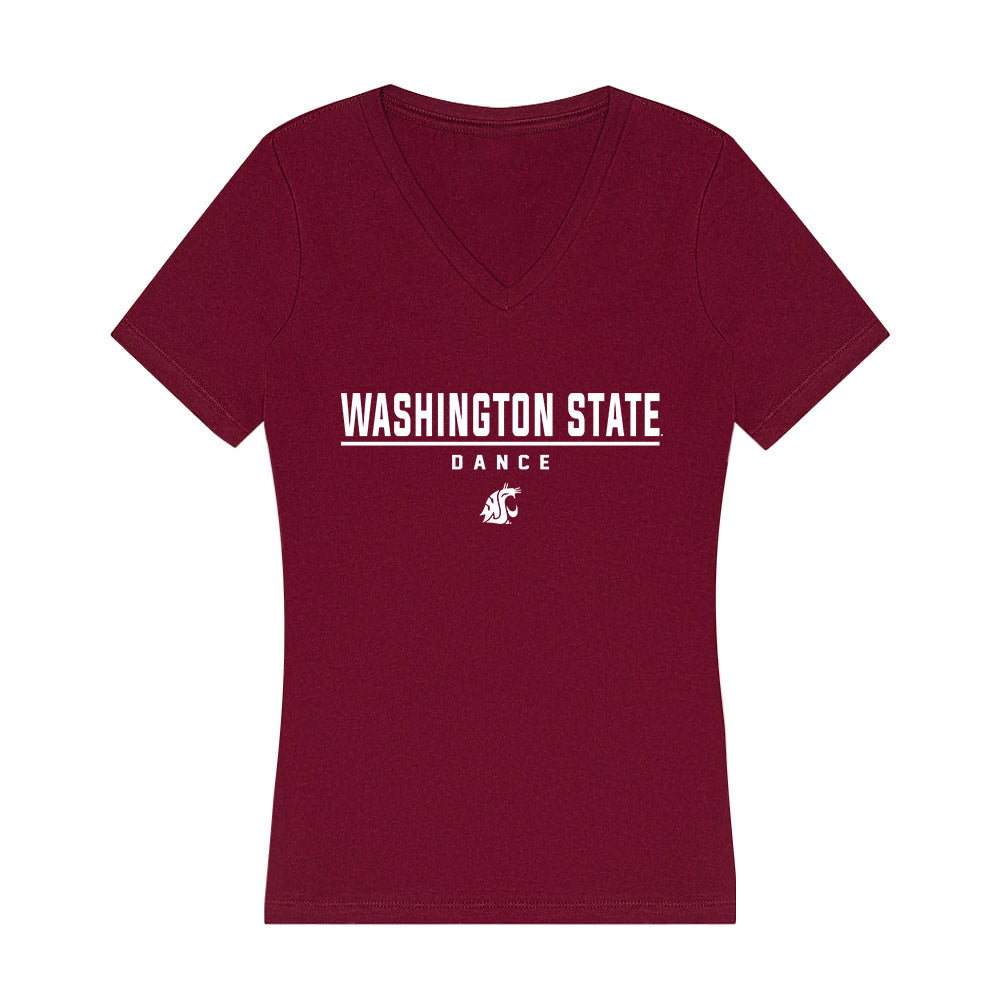 WSU - NCAA Dance Team : Peyton Koepke - Women's V-Neck T-Shirt-0
