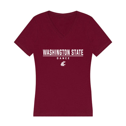 WSU - NCAA Dance Team : Peyton Koepke - Women's V-Neck T-Shirt-0