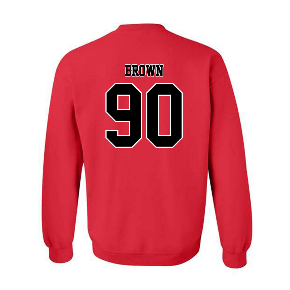 WSSU - NCAA Football : Christopher Brown - Crewneck Sweatshirt-1