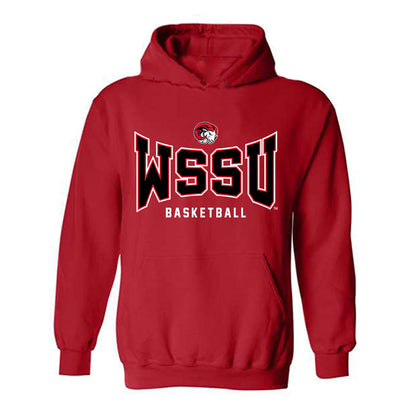 WSSU - NCAA Men's Basketball : Ethan English - Hooded Sweatshirt-0