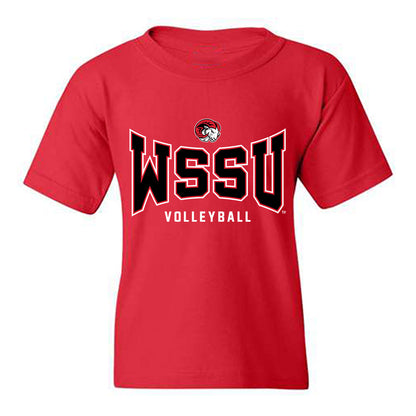 WSSU - NCAA Women's Volleyball : Jewel Pitt - Youth T-Shirt-0