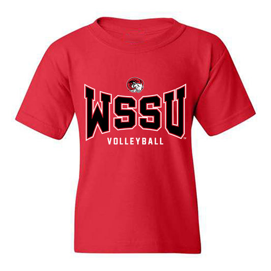 WSSU - NCAA Women's Volleyball : Jewel Pitt - Youth T-Shirt-0