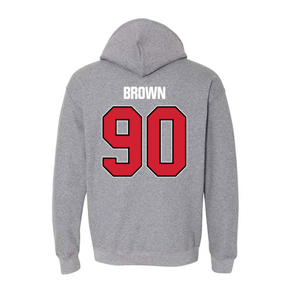 WSSU - NCAA Football : Christopher Brown - Hooded Sweatshirt-1