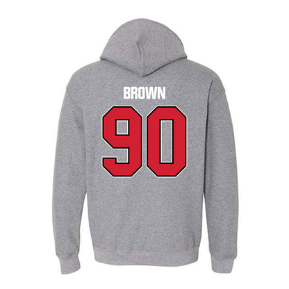 WSSU - NCAA Football : Christopher Brown - Hooded Sweatshirt-1