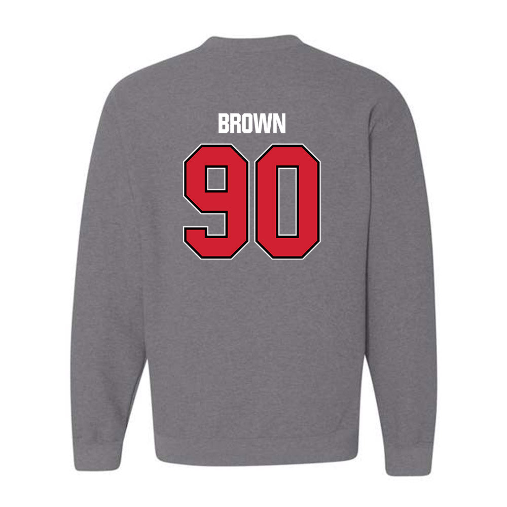 WSSU - NCAA Football : Christopher Brown - Crewneck Sweatshirt-1