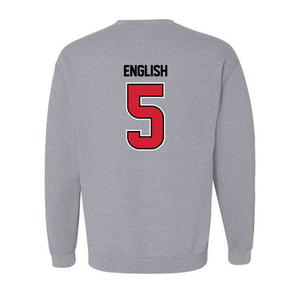 WSSU - NCAA Men's Basketball : Ethan English - Crewneck Sweatshirt-1