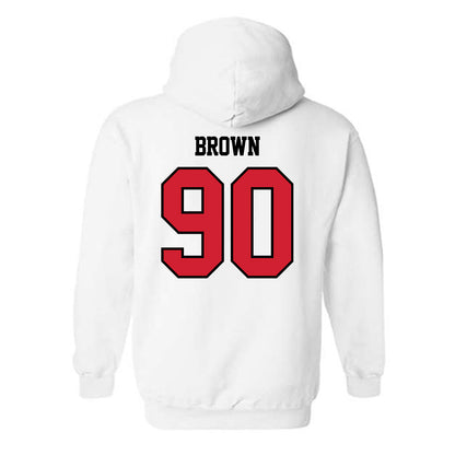 WSSU - NCAA Football : Christopher Brown - Hooded Sweatshirt-1