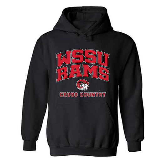 WSSU - NCAA Men's Cross Country : Cecil Hairston - Hooded Sweatshirt-0