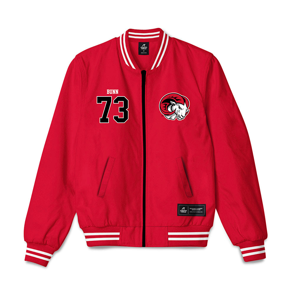WSSU - NCAA Football : Kobe Bunn - Bomber Jacket-0