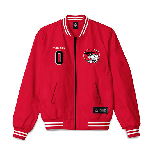 WSSU - NCAA Men's Basketball : Jaiden Thompson - Bomber Jacket-0