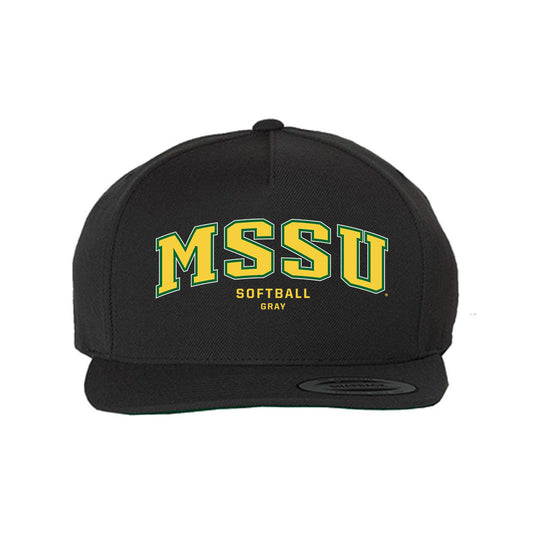 MSSU - NCAA Softball : Katie Gray - Snapback Hat-0