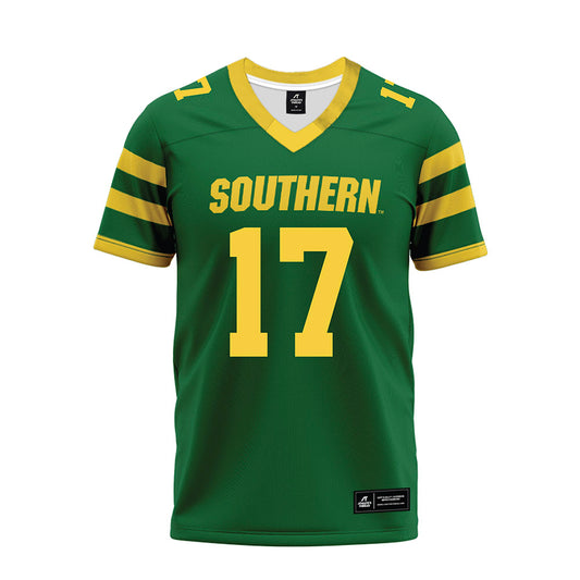 MSSU - NCAA Football : Dennis Abel - Green Premium Football Jersey-0