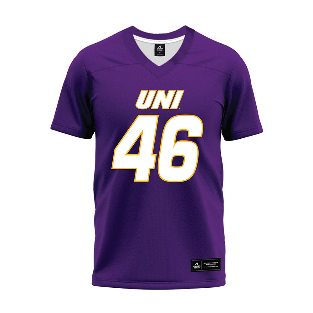 Northern Iowa - NCAA Football : Cedar Smith - Premium Football Jersey-0