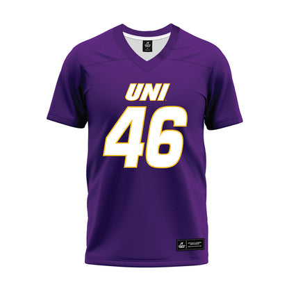 Northern Iowa - NCAA Football : Cedar Smith - Premium Football Jersey-0