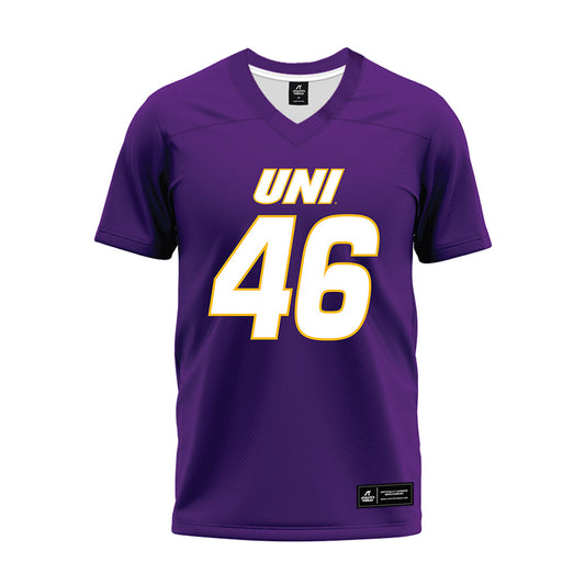 Northern Iowa - NCAA Football : Cedar Smith - Premium Football Jersey-0