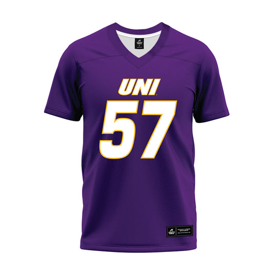 Northern Iowa - NCAA Football : Aidan Ducharme - Premium Football Jersey-0