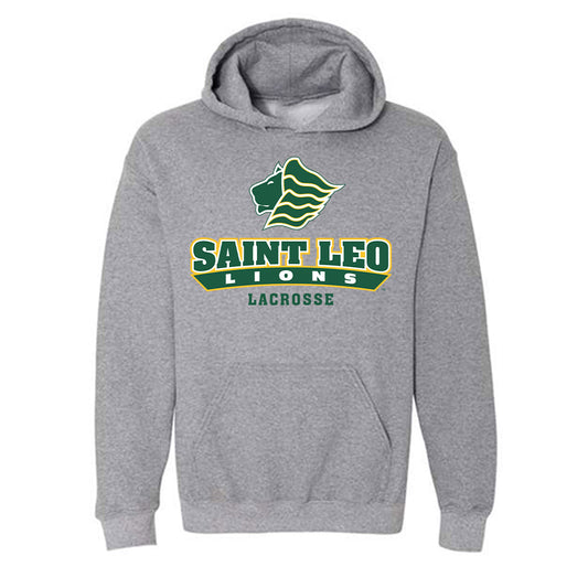 Saint Leo - NCAA Men's Lacrosse : Logan Genna - Hooded Sweatshirt-0