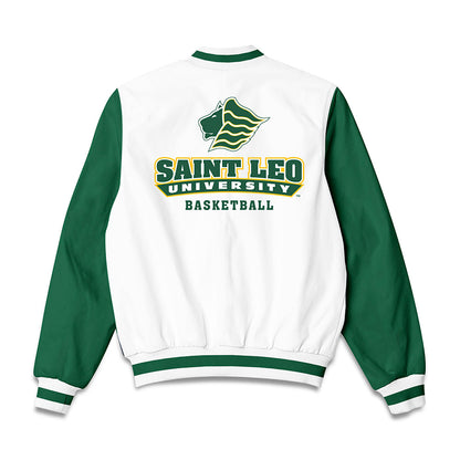 Saint Leo - NCAA Men's Basketball : Donovan Hill - Bomber Jacket-1