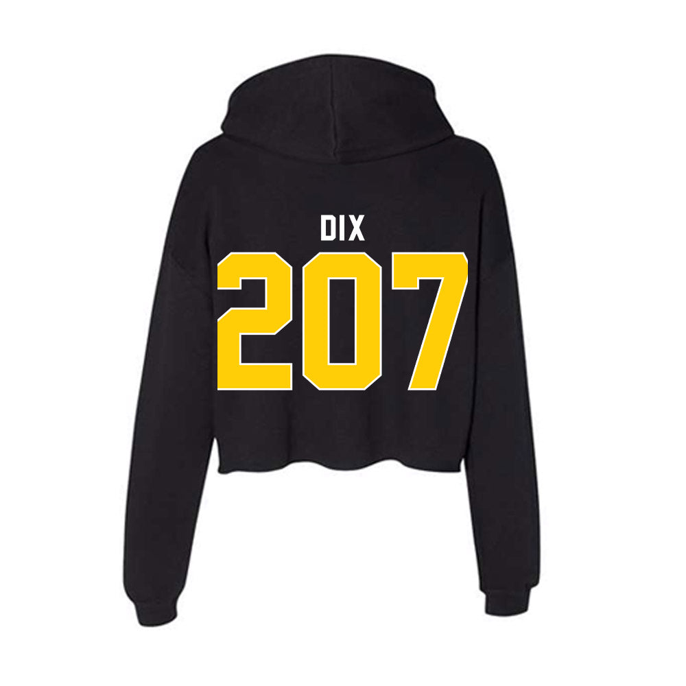Iowa - NCAA Women's Wrestling : Libby Dix - Women's Crop Fleece Hoodie-1