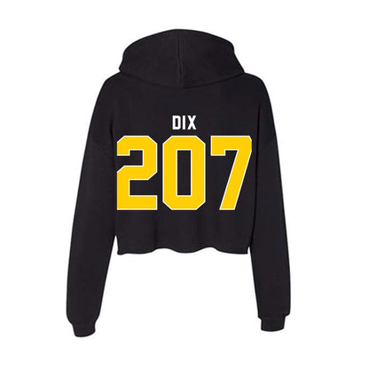 Iowa - NCAA Women's Wrestling : Libby Dix - Women's Crop Fleece Hoodie-1