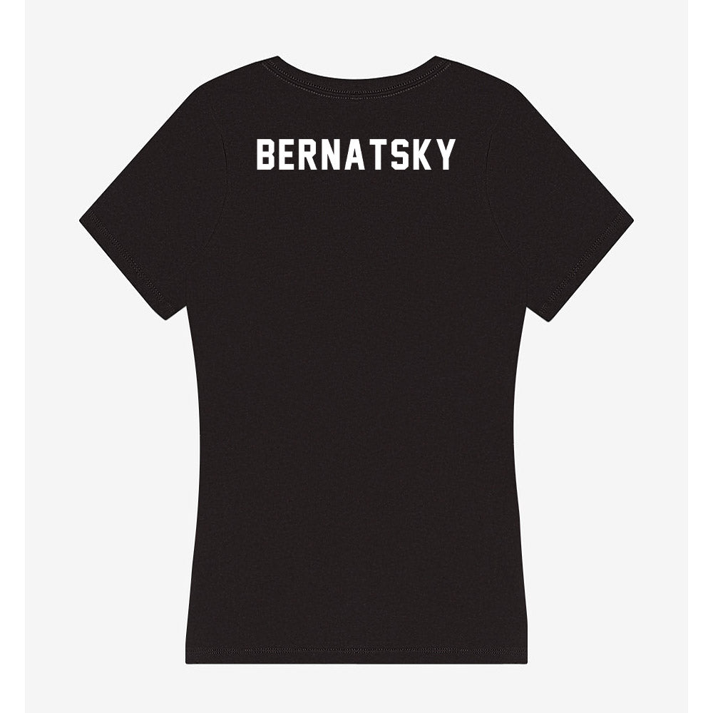 Iowa - NCAA Women's Swimming & Diving : Zita Bernatsky - Women's V-Neck T-Shirt-1