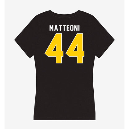 Iowa - NCAA Men's Basketball : Joey Matteoni - Women's V-Neck T-Shirt-1