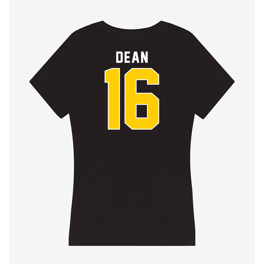 Iowa - NCAA Football : O'lontae Dean - Women's V-Neck T-Shirt-1