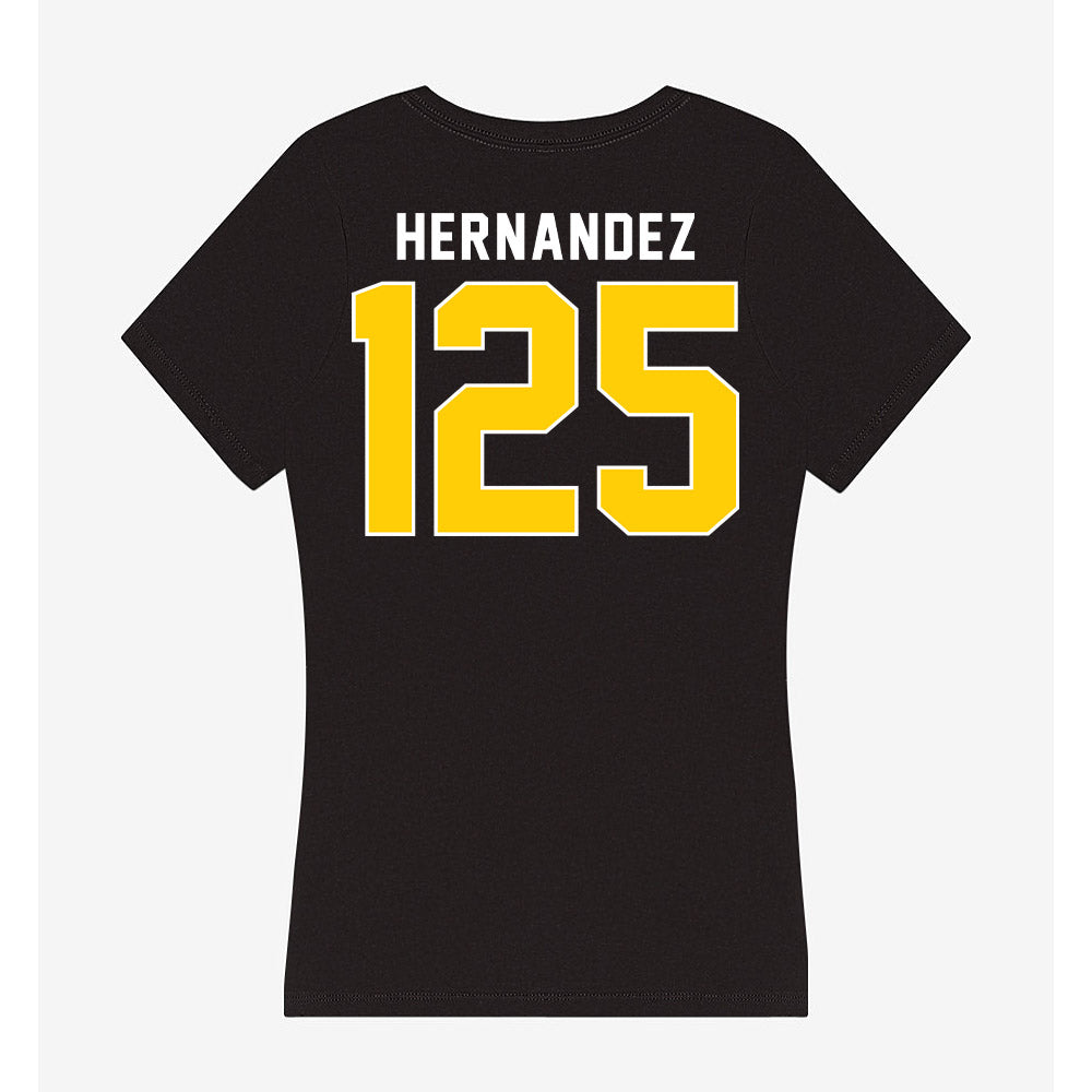 Iowa - NCAA Wrestling : Keyan Hernandez - Women's V-Neck T-Shirt-1