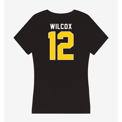 Iowa - NCAA Baseball : Carter Wilcox - Women's V-Neck T-Shirt-1