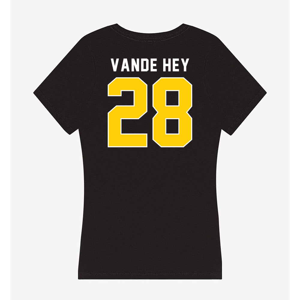 Iowa - NCAA Baseball : Trevor Vande Hey - Women's V-Neck T-Shirt-1