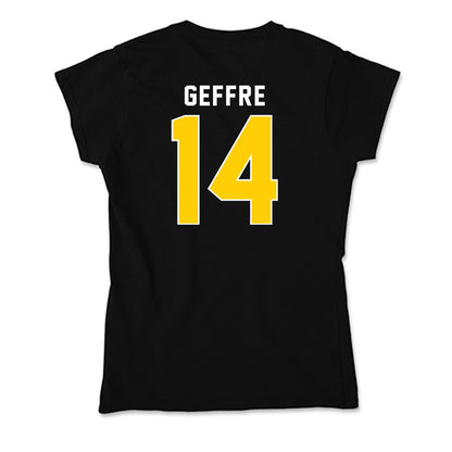 Iowa - NCAA Baseball : Carter Geffre - Soft Style Women’s T-Shirt-1