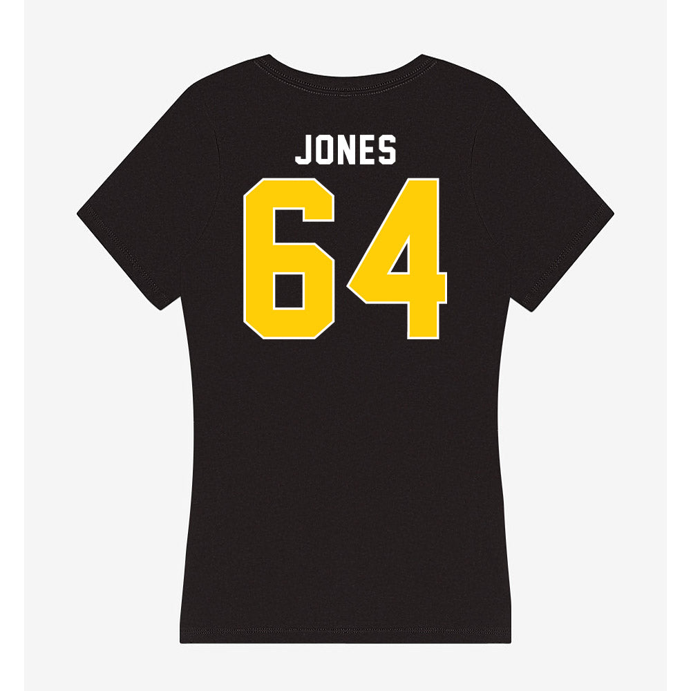 Iowa - NCAA Football : Leighton Jones - Women's V-Neck T-Shirt-1