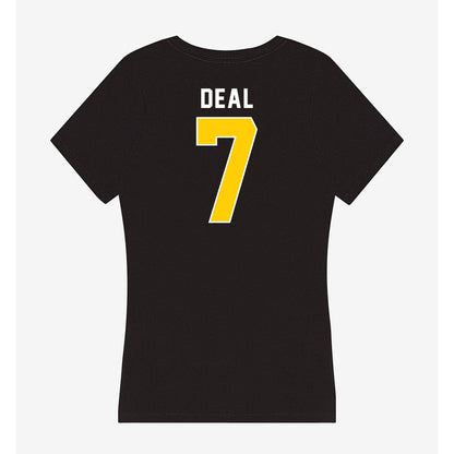 Iowa - NCAA Women's Basketball : Addie Deal - Women's V-Neck T-Shirt-1