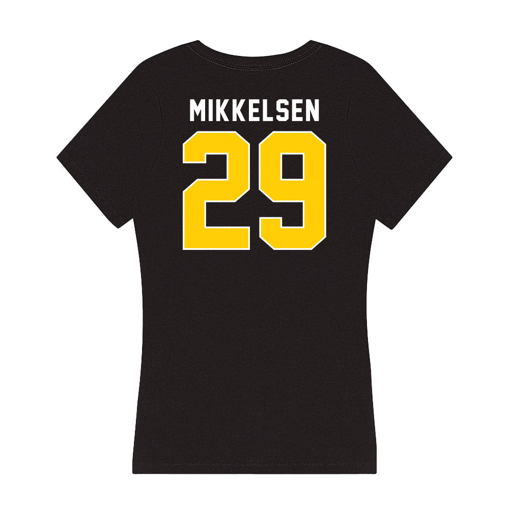 Iowa - NCAA Baseball : Ty Mikkelsen - Women's V-Neck T-Shirt-1