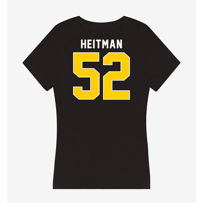 Iowa - NCAA Baseball : Nick Heitman - Women's V-Neck T-Shirt-1