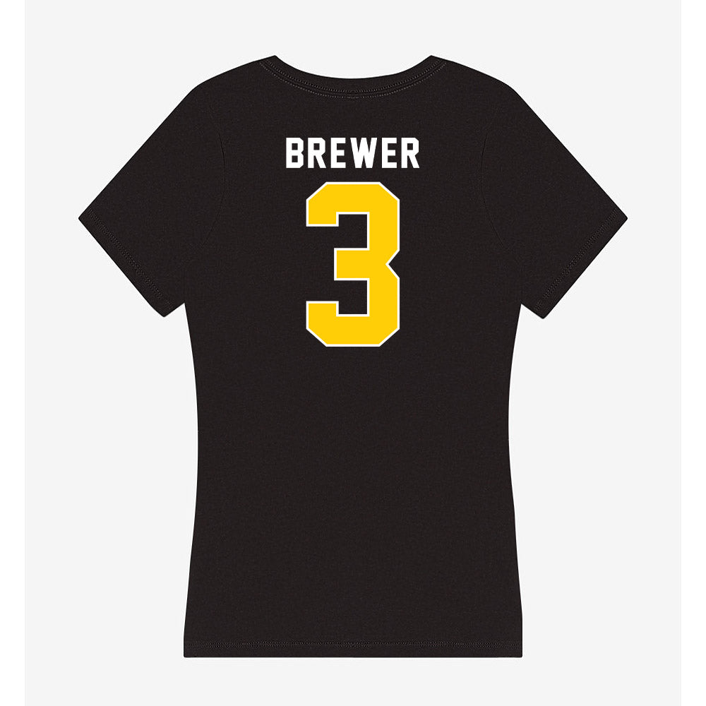 Iowa - NCAA Softball : Carly Brewer - Women's V-Neck T-Shirt-1