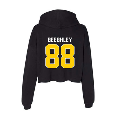 Iowa - NCAA Football : Lance Beeghley - Women's Crop Fleece Hoodie-1