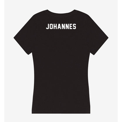 Iowa - NCAA Men's Track & Field : Jackson Johannes - Women's V-Neck T-Shirt-1