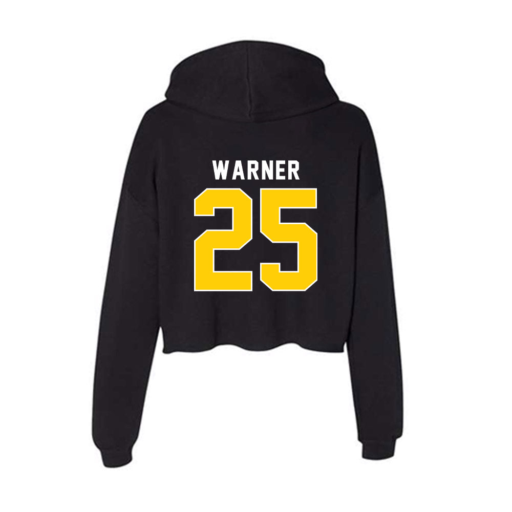 Iowa - NCAA Women's Soccer : Abby Warner - Classic Shersey Women's Crop Fleece Hooded Sweatshirt-1